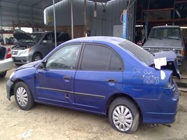 2004 HONDA CIVIC, NAVY BLUE, DX MODEL, 1.7L, AT.  A26238